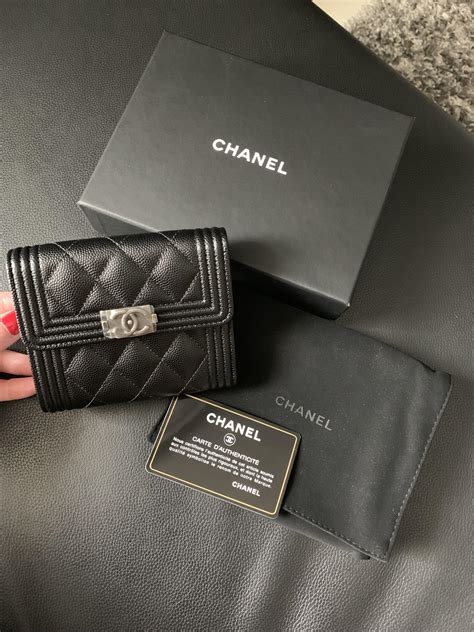 chanel grained wallet|genuine chanel wallets.